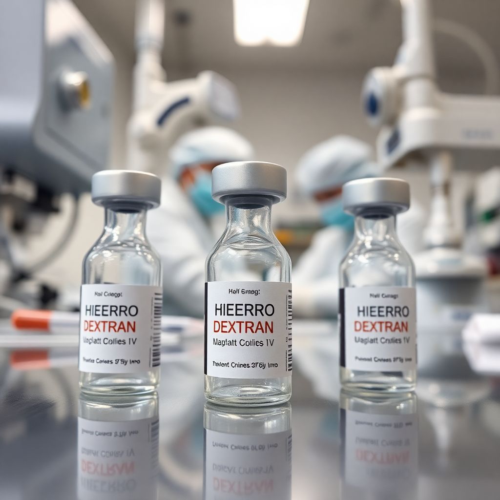 Aplicaciones de Hierro Dextran Iv